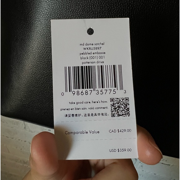 Kate Spade Patterson Dome Satchel Purse - Picture 6 of 6